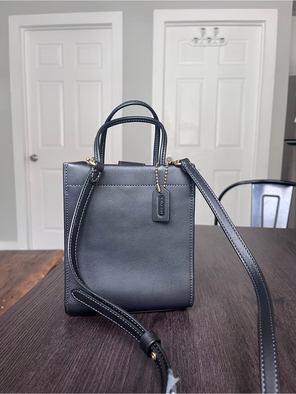 Coach Mini Cashin Tote in Black